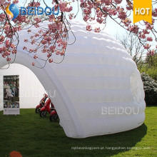 Factory Clear Party Cube grande barraca de sombra inflável transparente Bubble camping dome tendas